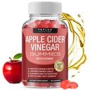 Toplux õunasiidri äädikakummid - 1000mg ACV B12, peedi juur, granaatõuna immuunsüsteemi, Detox & Cleanse, Gummy Alternatiiv Apple Siidri äädika kapslid, meestele naistele, 60 Gummies