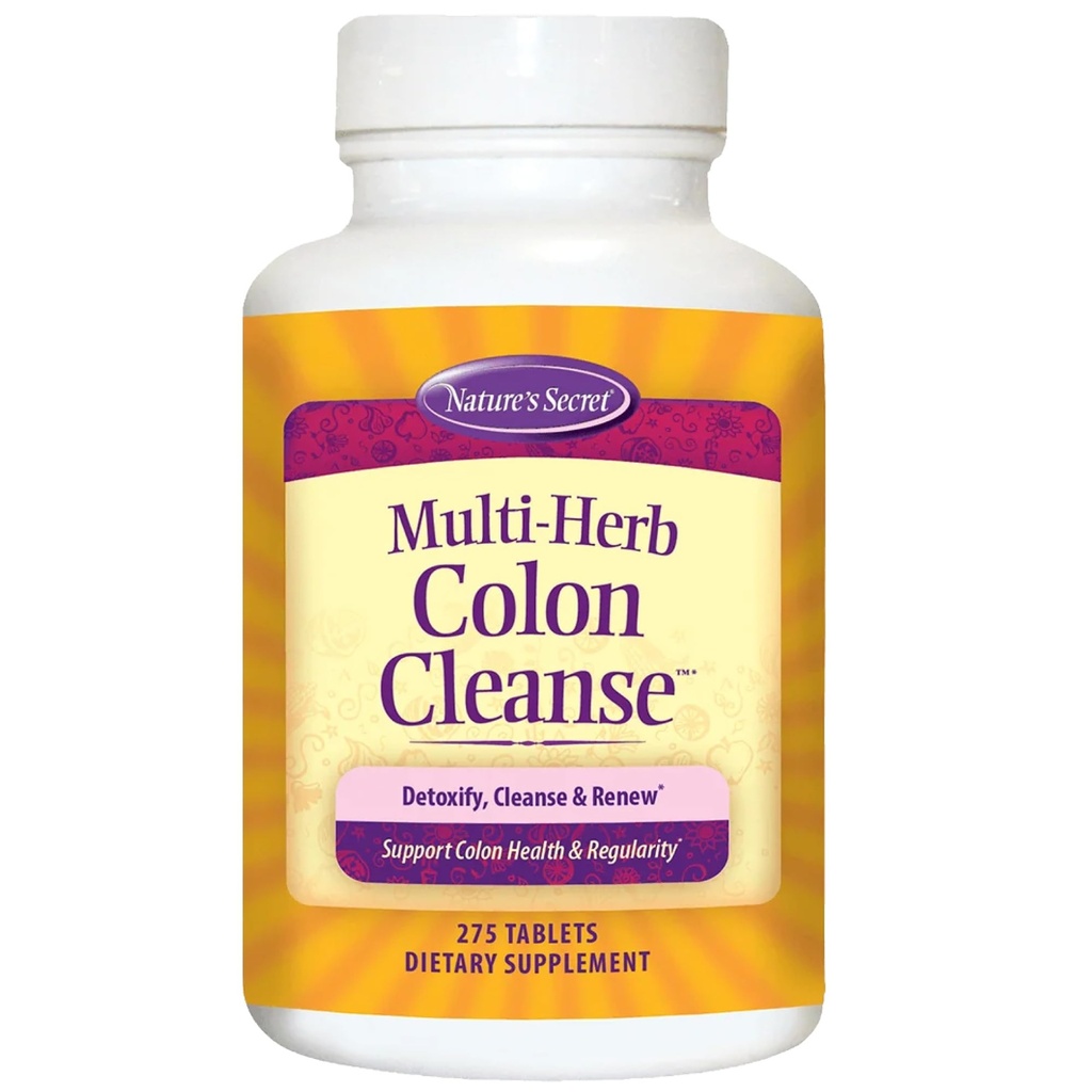 Nature's Secret Multi-Herb Colon Cleanse, 275 tabletti