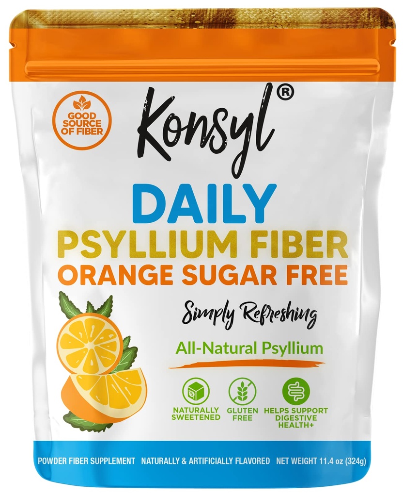 Konsyl Daily Psyllium Fiber Apelsini Suhkur tasuta