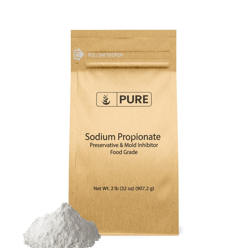 Puhtad originaalkoostisosad Naatriumpropionaat (2 naela), säilitusaine ja hallitusseente inhibiitor, toiduklass, toidu lisaaine