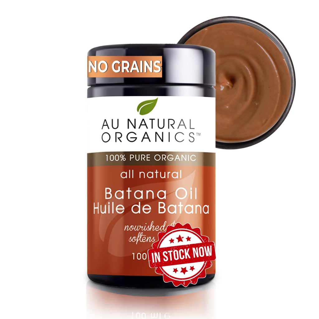 "Au Natural Organics Hair Styling Agent - Toores Batana õli juuste kasvu, 100 ml, toidab ja remont kahjustatud , minimeerib juuste väljalangemine, niisutab kuiv, järk-järgult muutub valge pruunikaks."