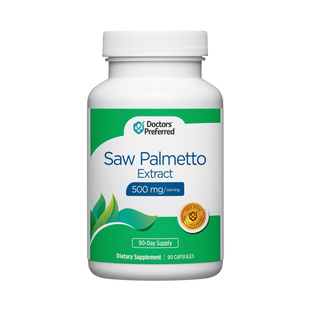 Arstide eelistatud Saw Palmetto meestele ja naistele ekstrakti täiendada – 500 mg / serveerimine | 90 kapslit