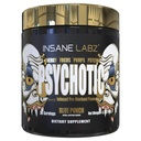 Insane Labz Psychotic Gold, High Stimulant Pre Workout Powder, Extreme Lasting Energy Focus, Pumbad ja vastupidavus Beeta Alanine, DMAE Bitartraat, NO Booster (35 Servings, Blue Punch)