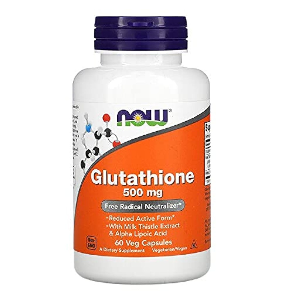 NOW Foods - Glutatioon Rakuline Antioksüdant 500 mg. - 60 Taimekapslit
