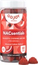 GOJOY NACsentials 7-in-1 NAC Gummies 600mg - toetab glutatiooni, maksa ja antioksüdantide heaolu - N-atsetüültsüsteiin C-vitamiiniga, ALA, kvertsetiin & astaksantiin - vegan, suhkruvaba