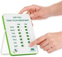 Ravimite Tracker & Pill Meeldetuletus | Visual Reminder Alarm | 7 Day AM PM Medication Reminder | Take and Slide | No More Second Arvasssing or Double Dosing | Ideaalne eakatele (Kaks veergu inglise keeles)