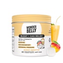 Wonderbelly Bloat + Gas Relief , Extra Tugev närimistabletid , 125 mg Simethicone , Talc või Dye , Mango Smoothie , 42 Count