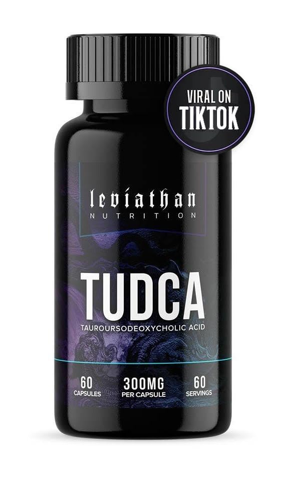 Leviathan Nutrition TUDCA sappsoolad 300mg - Tudca (Tauroursodeoksükoolhape) täiendus 60 kapslit
