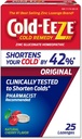Külm-EEZE Looduslik kirss Tsink Lozenges, homöopaatiline külma leevendamine, vähendab tavalise külma, valuliku kurgu, köha, ummistuste ja postnasaalse tilgutamise kestust, 25 Count