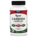 Zenesis Labs Candida Complex Cleanse Detox Kaprüülhappe lisand, Oregano ekstrakt, probiootikumid, ensüümid (60 kapslit, 30 päeva varu)