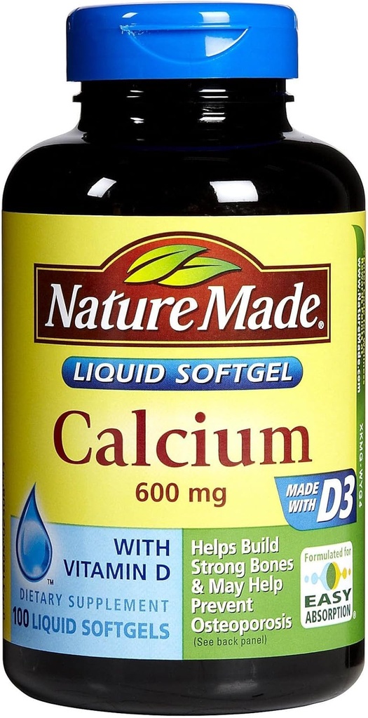 Nature Made Calcium 600 mg - 100 Softgels, Pakend 4