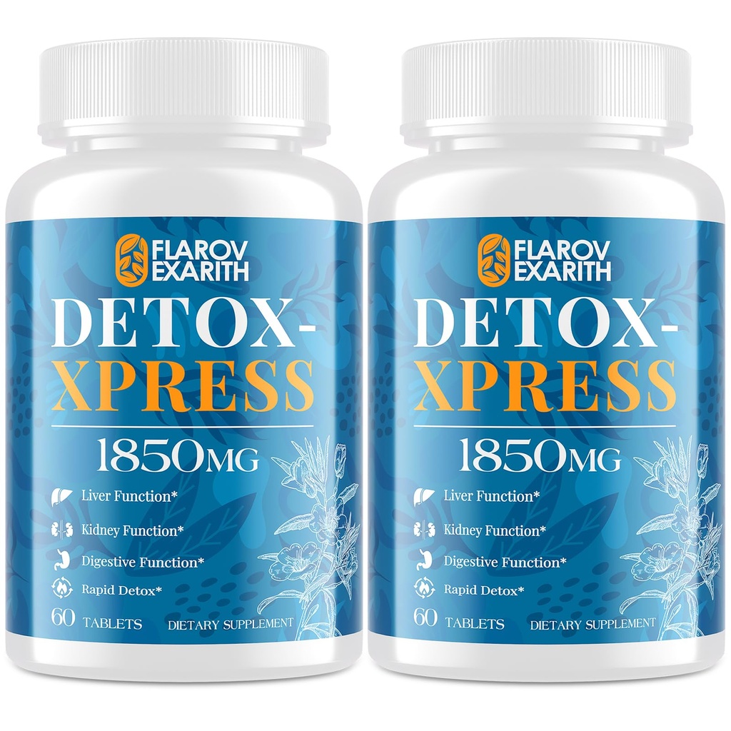 Canna Cleanse, Maks Puhasta Detox & Remont närimistabletid, Piimaohaka täiendus, Kiiretoimeline keha Detox naistele ja meestele, Toksiini Maks, Neerud, Digestion & Metabolism, 120 tabletti