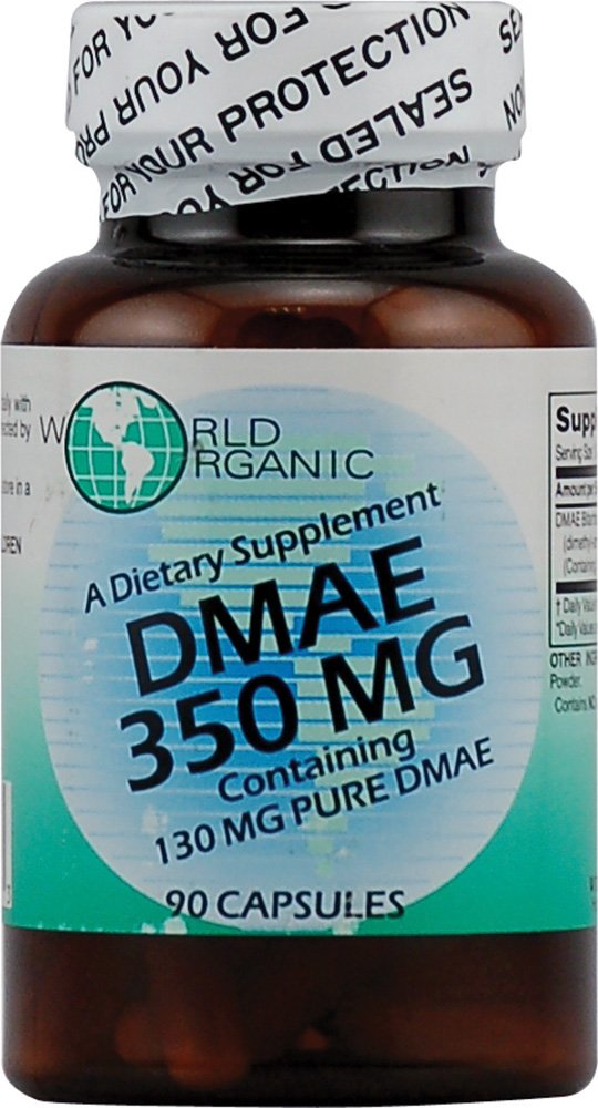 World Organic DMAE - 350 mg - 90 kapslit