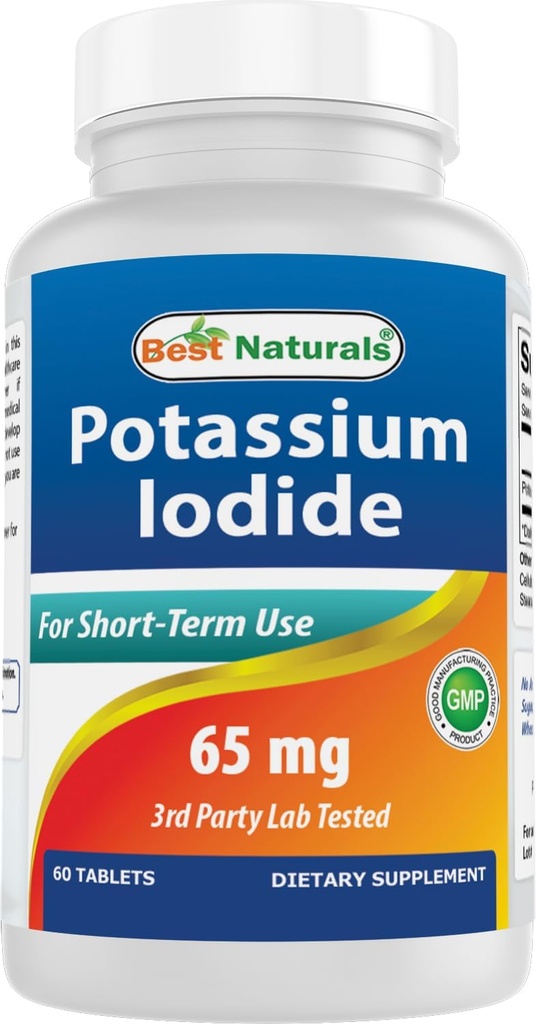 Parimad looduslikud Kaaliumjodiid 65 mg - Toidulisand, 60 tabletti (60 tabletti (1. pakk)) (6)