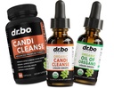 Candi Cleanse & Oregano õli tilgad - Oregano Orgaaniline õli tilgad Vedelik & Black Walnut Wormwood - Extra Tugevus Ülekasvu Tasakaalu Kompleks, Natural Oral Gut Cleanser Detox Tervis Supplements kapslid