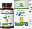 Brieofood Organic Senna 1500mg, 45 Servings, Taimetoitlane, Gluteenivaba, 90 Taimetoitlane tablett