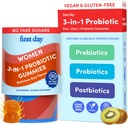 ESIMENE PÄEV Naiste 3-in-1 probiootikumid - prebiootikumid + probiootikumid + postbiootilised toidulisandid - toetab seedetrakti ja suuõõne tervist, immuunfunktsiooni ja energia taset - 30-päevane pakkumine
