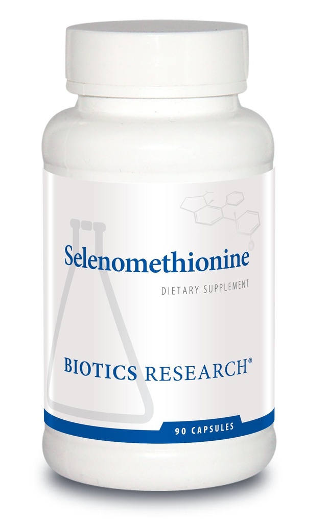 Biotics Research Selenometionine – kõrge potentsi seleen, kilpnäärme funktsioon, DNA tootmine, kognitiivne tervis, tugev antioksüdant. 90 kapslit