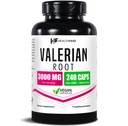 Tervishoid Valerian Juurkapslid | 3000mg kõrge potentsi ekstrakt | 240 Vegan Pills | Taimne toidulisand lõõgastumiseks ja unetugi | Mitte-GMO, Gluteenivaba, valmistatud USAs