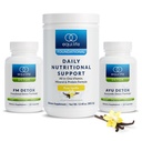 Equilife Dr. Cabral Detox, 7-päevane programm taimse valgu, vitamiinide, aminohapete ja mineraalidega, et toetada keha täielikku tasakaalu, toidu asendaja pulbrit, veganit, gluteenivaba, vanilje, 14 serveerimist