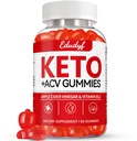 Keto ACV Gummies - 60 Count Gluteenivaba, želatiinivaba õunasiidri äädikakummid B12 Keto tugi, taimetoitlane, ainulaadne maitse, mugav pudeldatud täiendus meestele ja naistele