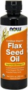 Linaseemneõli 12 Oz (sertifitseeritud orgaaniline non GE ) - NOW Foods