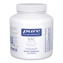 Puhtad kapslid NAC 600 mg - N-atsetüültsüsteiini NAC lisand kopsude tervise ja immuunsuse toetamiseks, maksatoetus ja antioksüdandid * - vabaformse N-atsetüül-L-tsüsteiiniga - 360 kapslit