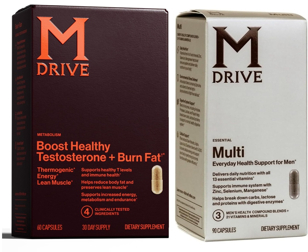 Mdrive Multivitamiini Boost ja Burn