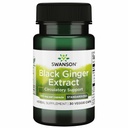 Swanson Black Ingveri ekstrakt - soodustab tervislikku vereringet ja füüsilist jõudu - võib aidata südame tervist, lihaskude ja heaolu - (30 Veggie kapslit, 100 mg iga) 1 pakend