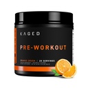 Kaged Original Pre Workout Powder | Orange Crush | Pre-workout koos kreatiini, beeta-alaniin, L-tsitrulliin, BCAAs | 274 mg orgaaniline kofeiin | Pre Supplements meestele ja naistele | 20 Servings