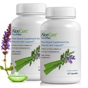 AloeCure VeraFlex Natural Joint Health Supplement koos USDA Organic Aloe Vera - Taimsed kapslid toetada ühist mugavust, liikuvust ja paindlikkust - 60 kapslit x 2 Btls