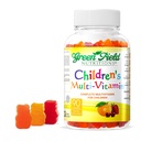 Greenfield Nutritions Kids želatiin tasuta halal multivitamiini kummies - kõik olulised halal vitamiinid A, Bs, C, D, jood, tsink immuunsuse jaoks, mitte-GMO, laste halal vitamiini kummid (90 loend)