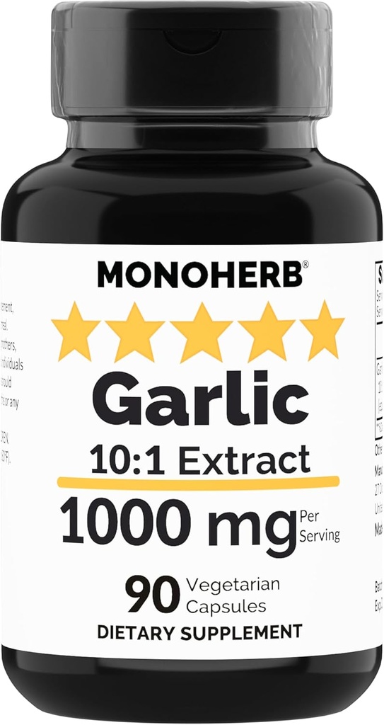 MONOHERB küüslauguekstrakt 1000 mg - 90 taimekapslit