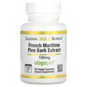 California Gold Nutrition French Maritime Männikoore ekstrakt , Oligopin , 100 mg , 60 Veggie kapslit