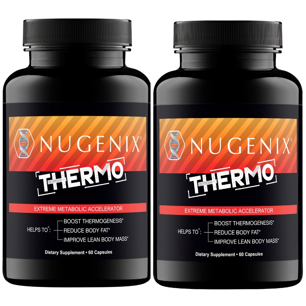 Nugenix Thermo - Thermogenic Fat Burner Supplement pillid meestele, Extreme Metabolic Accelerator, 120 Count