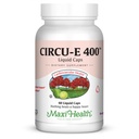 Maxi Health Circu-E 400 RÜ - looduslik E-vitamiin - keha kaitsesüsteemi tugi - 60 kapslit - Kosher