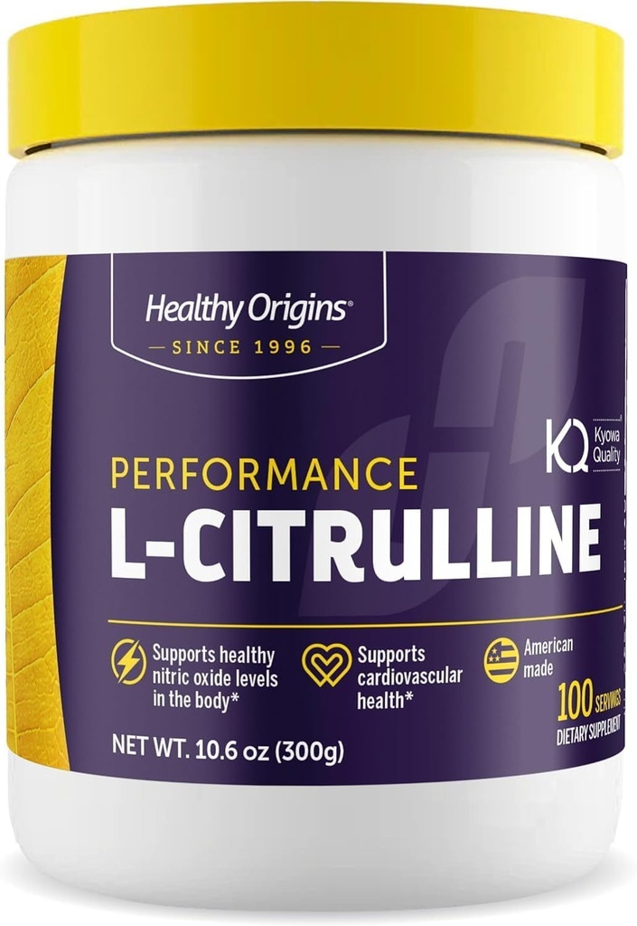 Tervislik päritolu - L-tsitrulliin (Ameerika valmistatud, mitte-GMO, Gluteenivaba, sportlik tugi), 10,6 Ounce