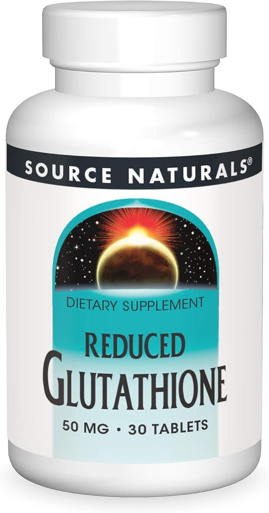 Allikas Looduslik Glutatioon, Maksatoetuse täiendus, 50mg - 30 tabletti