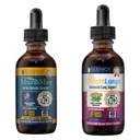 MunoMax & Bright Lungs - Advanced Immune & Lung Support Supplement - Vedelik kohaletoimetamine parema imendumise - Elderberry, Lobelia, Echinacea, Kurkum & More!