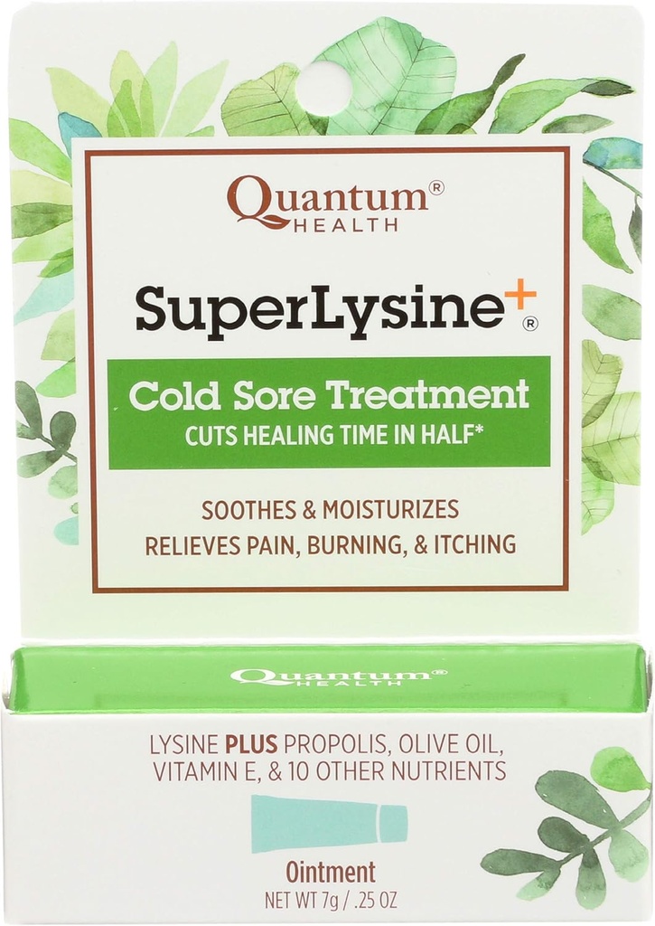 Quantum Health, Lysine Cream, 0,25 Ounce