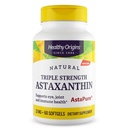 Tervislik päritolu Astaksantiini 12 mg (looduslik, Astapure, kolmekordne tugevus, mitte-GMO, gluteenivaba, silmatugi, liigesetugi, immuuntugi), 60 Softgels