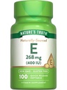 Looduse tõde Vitamiin E 400 IU Softgels | 268mg | 100 Count | Non-GMO & Gluteeni tasuta toidulisand