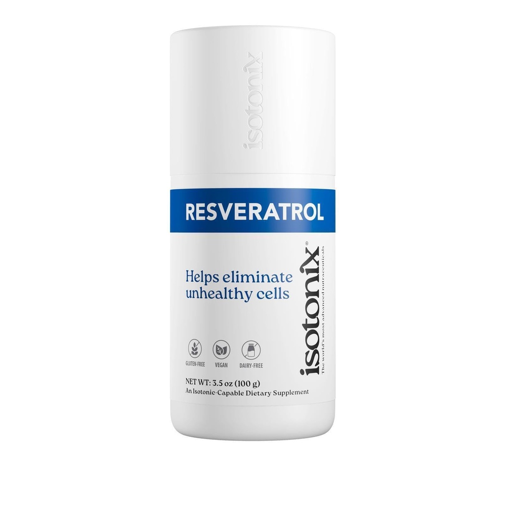 Isotonix Resveratrooli lisand koos Resveravine, BioVin ja VitaBlue rakkude tervise, antioksüdantide kaitse ja kardiovaskulaarse toetusega - 30 serveerimist