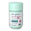 True Grace One Daily Naiste multivitamiinid 40+ Fermenteeritud mineraalid, orgaanilised Adaptogeenid & Seened Energia, Immuunsus, Luutugi - Mitte-GMO - Raud, Gluteen & Soja Vaba - 30 Vegan Tabletid