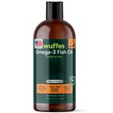 Wuffes Advanced Omega 3 kalaõli koertele, looduslikud EPA ja DHA rasvhapped, toetab tervislikku nahka ja katet, liigeste toitumist, seedimist ja immuunsüsteemi - 100% puhas Alaska kalaõli - 8 Oz