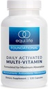 Equilife igapäevane aktiveeritud multivitamiin, 21 olulist toitainet B-kompleksiga, antioksüdantne valem üldise tervise jaoks, gluteenivaba, mitte-GMO, 120 kapslit