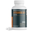 Bronsoni vitamiin B1 100 mg, mitte-GMO, 200 taimset tabletti