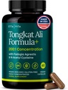 Potent Longjack - Tongkat Ali & Fadogia Agrestis Täiendus meestele ja naistele Energia, T Toetus, Lean lihaste kasv ja taastumine, hormonaalne tasakaal, Vegan NAC maksa detox & Cleanse
