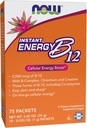 NOW Supplements, Instant Energy B-12 (2 000 mcg B-12 paketi kohta), Cellular Energy Boost *, 75 paketti