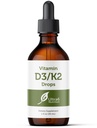 Ultra6 Toitumine Vitamiin D ja K2 tilgad - Vedel vitamiin D3 koos K2 toidulisandeid täiskasvanutele - lihtne võtta, maitse-vaba, väga imenduv VIT D3 ja K2 toidulisandeid, valmistatud USAs (30 ml)